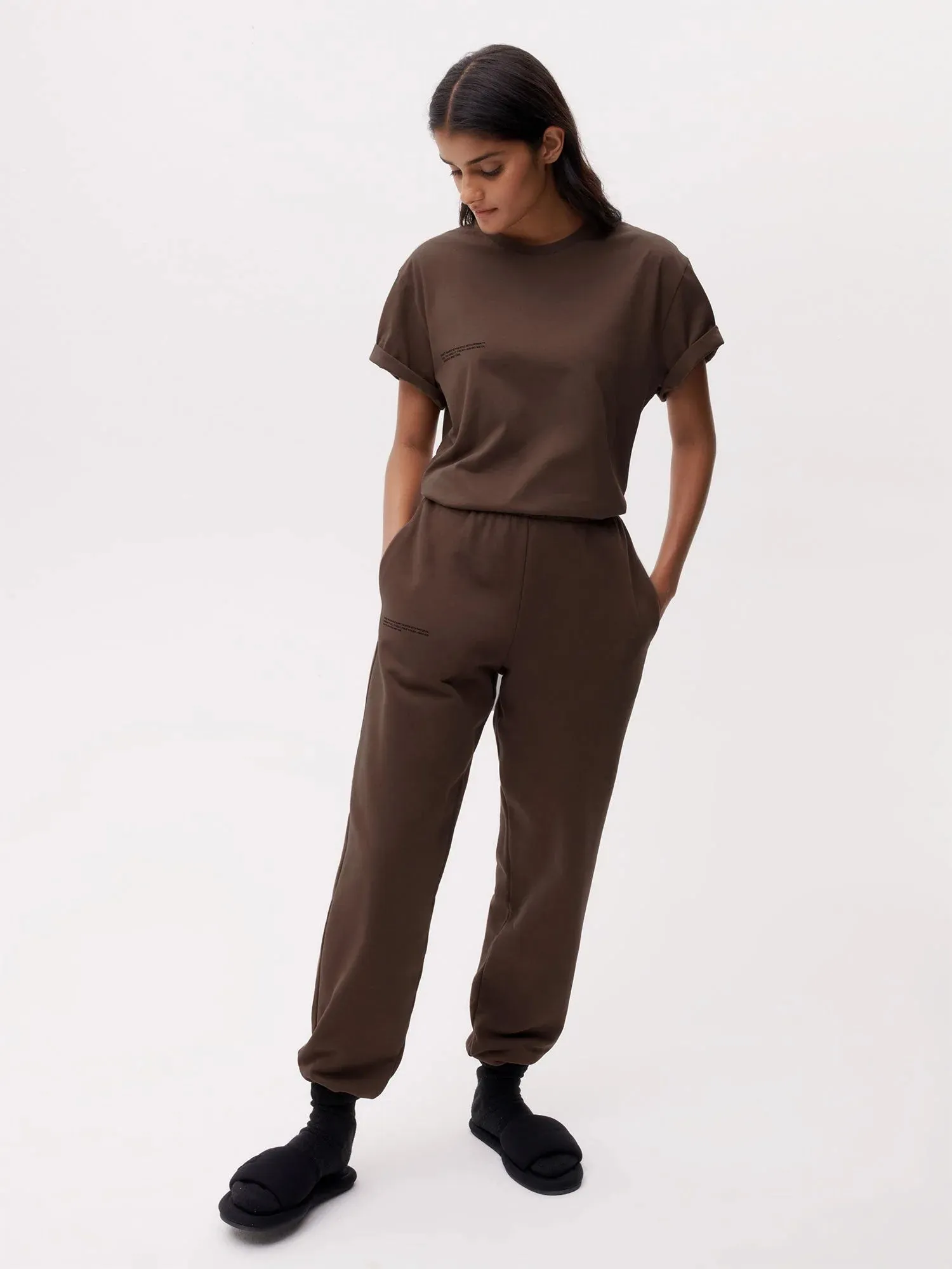 365 Track Pants - Neutral Tones—chestnut brown