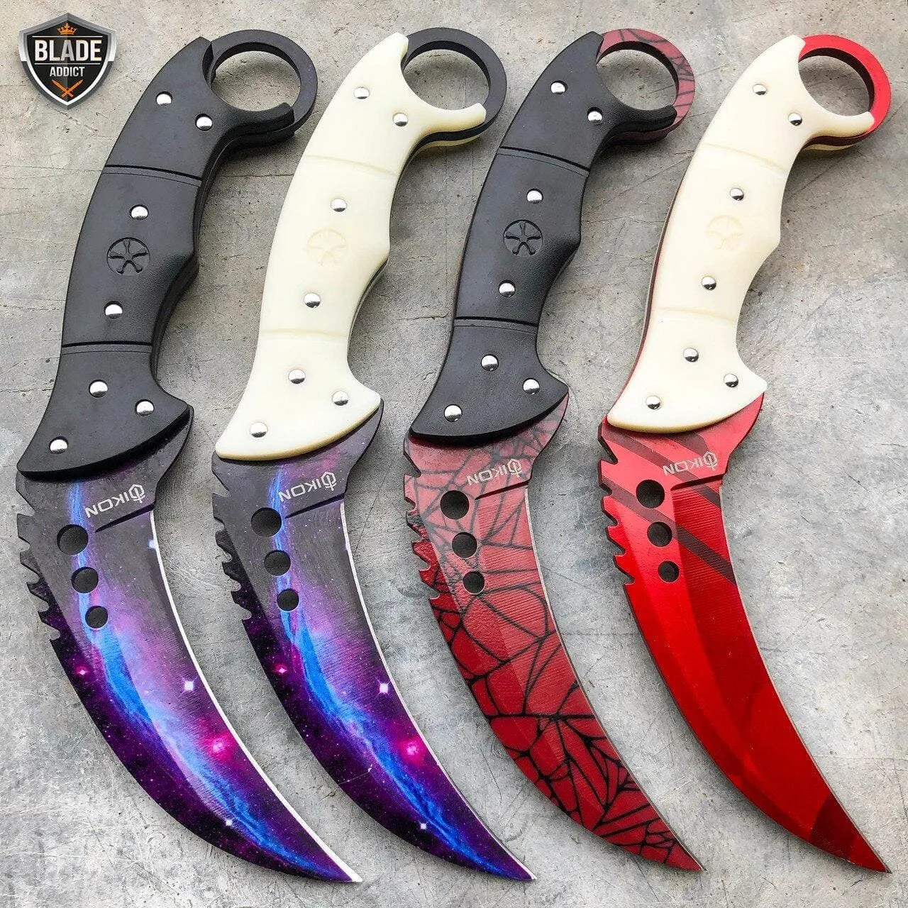 8.5" CSGO Talon Fixed Blade Counter Strike Karambit Claw Knife