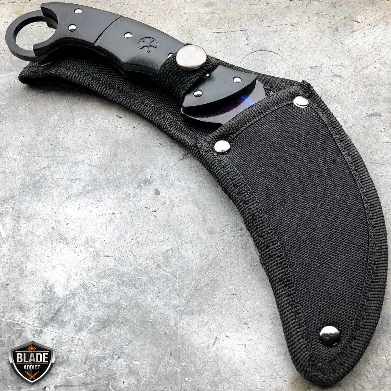 8.5" CSGO Talon Fixed Blade Counter Strike Karambit Claw Knife