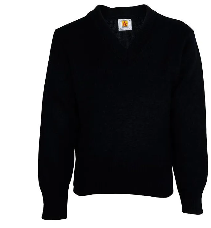 A  Apparel Navy Blue Pullover Sweater Style #6500