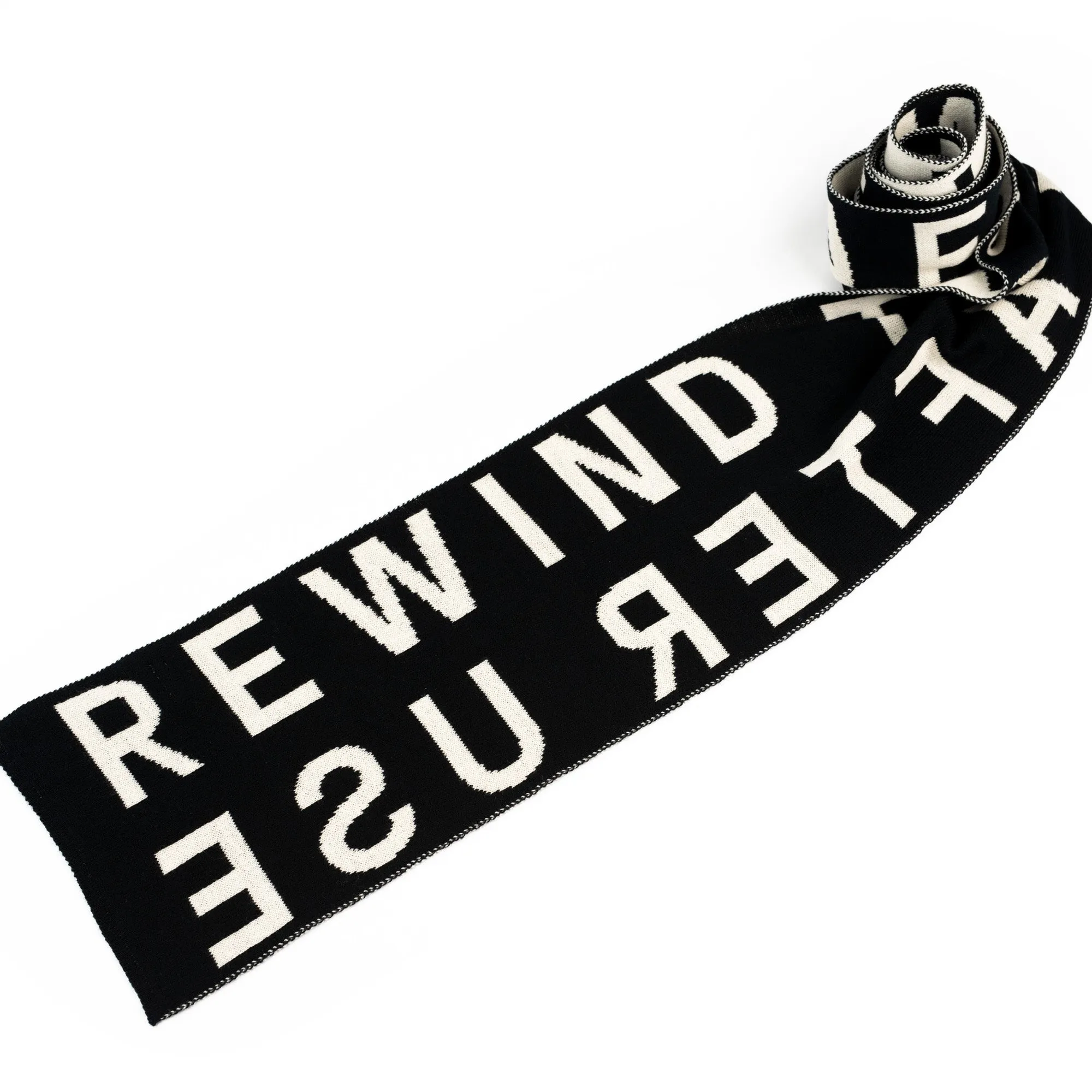 ACMI: Rewind Tape After Use - Wool Scarf