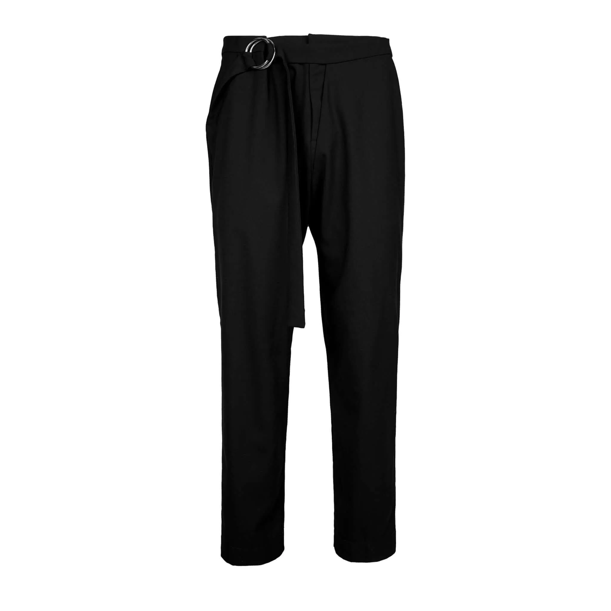 Adjustable Strap Deconstructed Suit Trousers