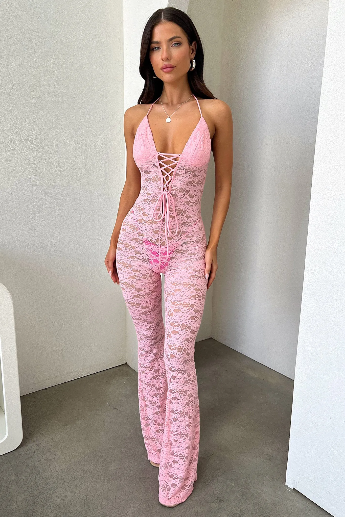 Alfonzo Jumpsuit - Baby Pink