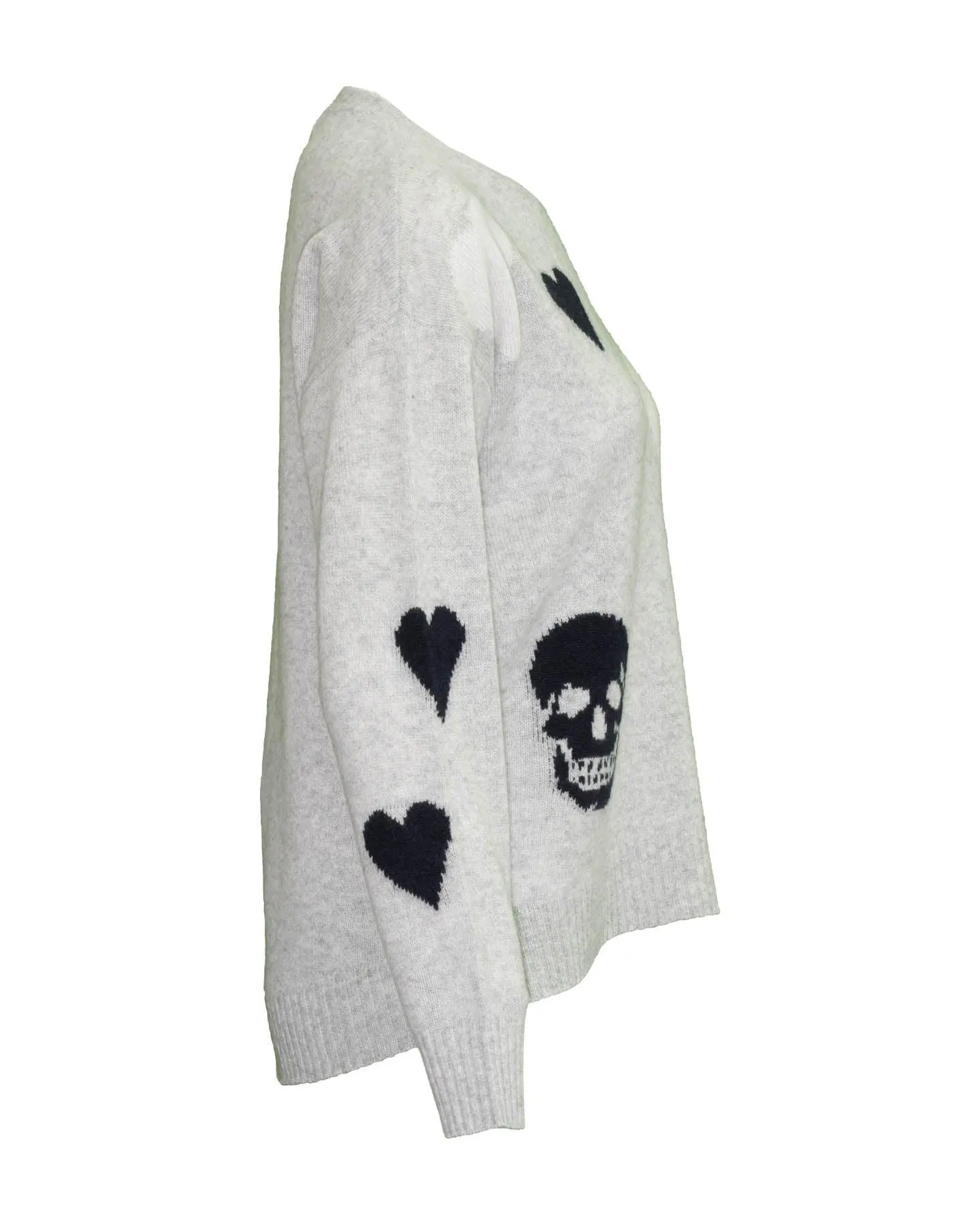 Amarah Heart Skull Pullover