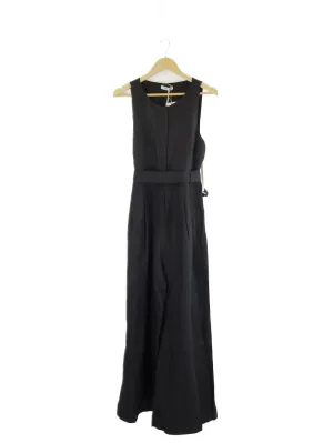 Amelius 'Imari' Black Linen Jumpsuit 14 | BNWT