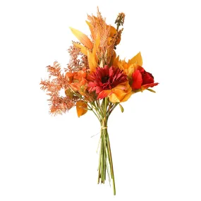 Autumn Color Bouquets Of Green Plants Wholesale Artificial Flowers