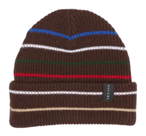 Autumn Headwear Select Multi Stripe Beanie - Brown