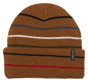 Autumn Headwear Select Multi Stripe Beanie - Work Brown