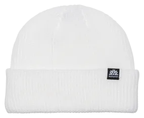 Autumn Headwear Simple Beanie -White