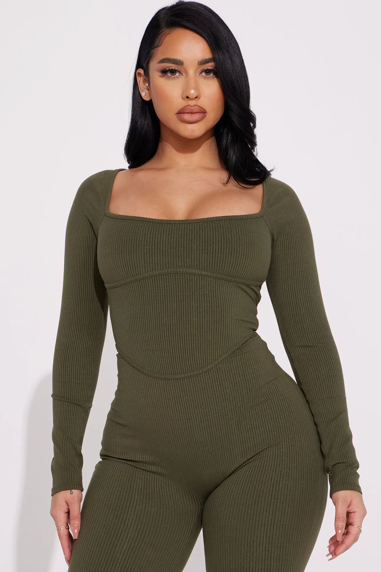 Avani Snatched Jumpsuit - Green