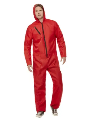 Bank Robber Jumpsuit, Red