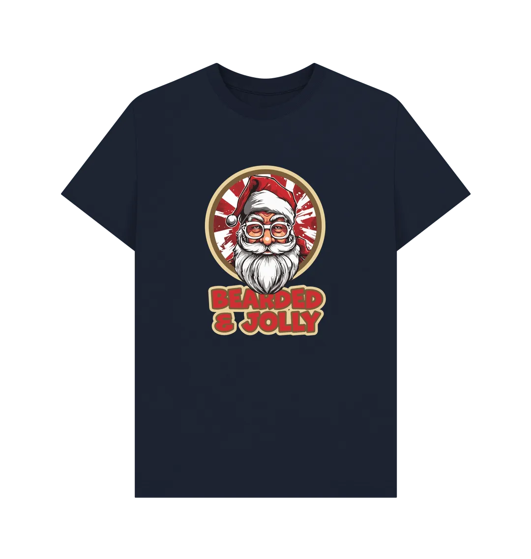 Bearded And Jolly Santa T-shirt