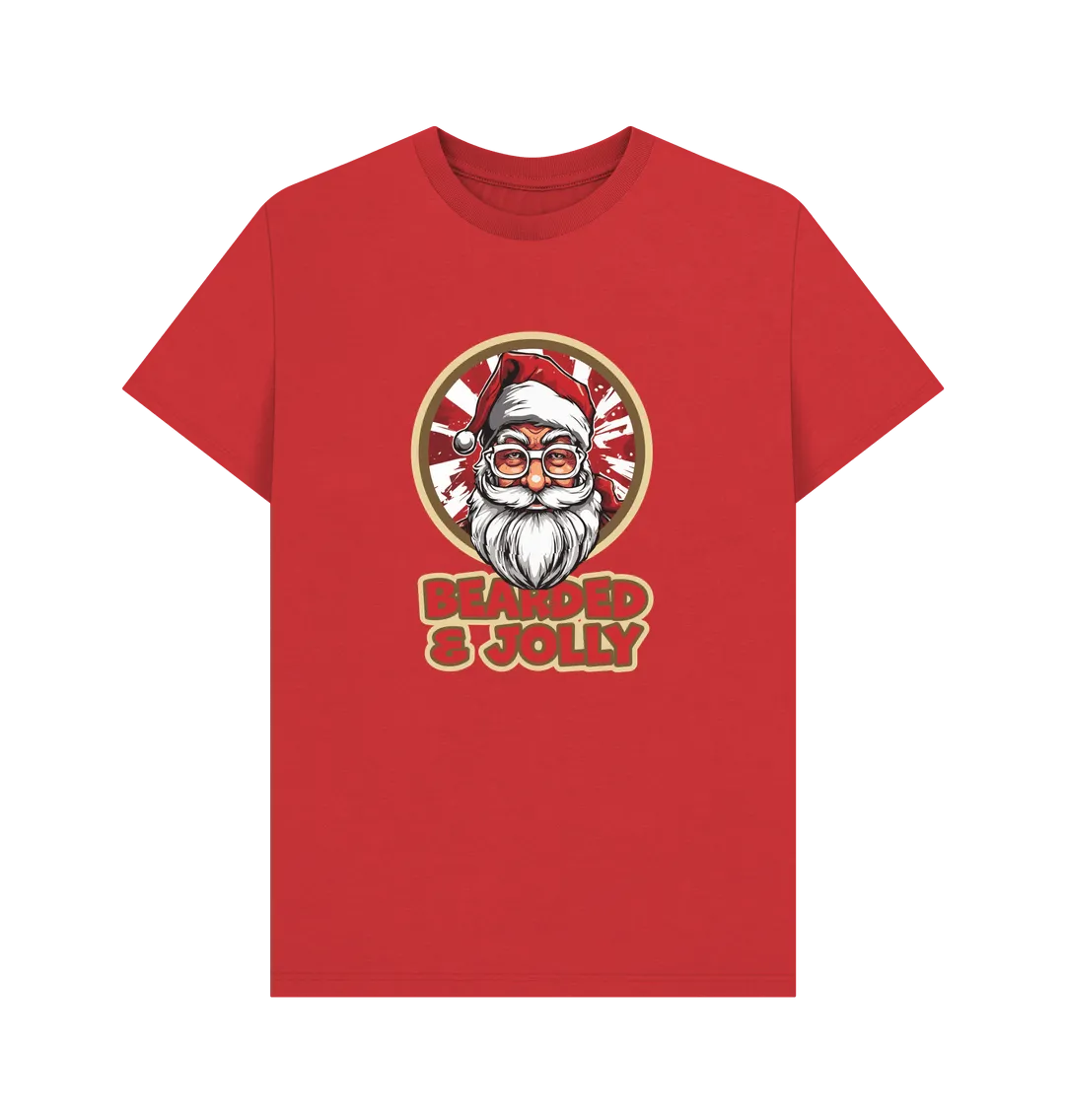 Bearded And Jolly Santa T-shirt