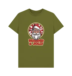 Bearded And Jolly Santa T-shirt