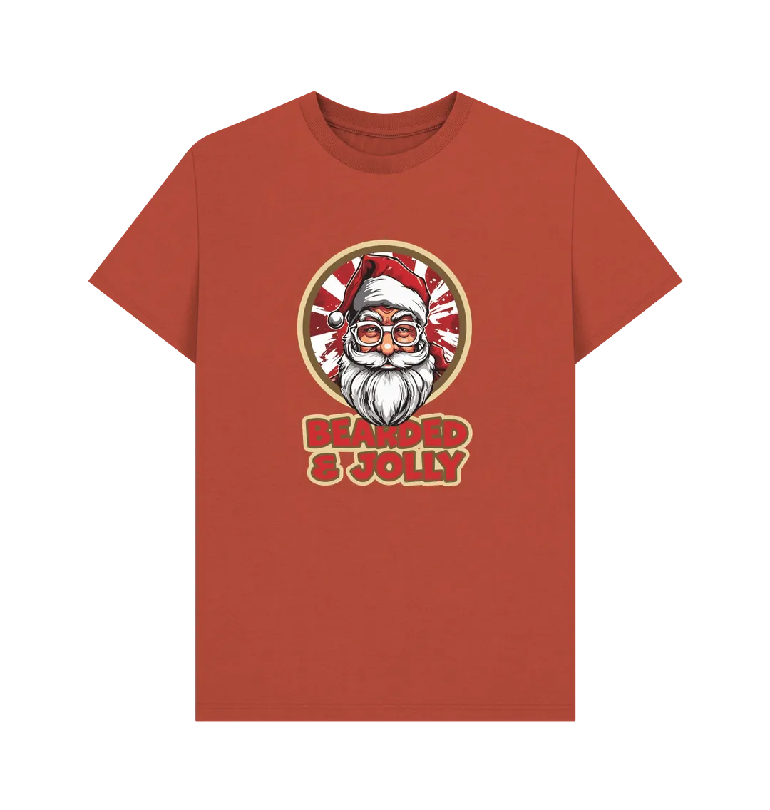 Bearded And Jolly Santa T-shirt