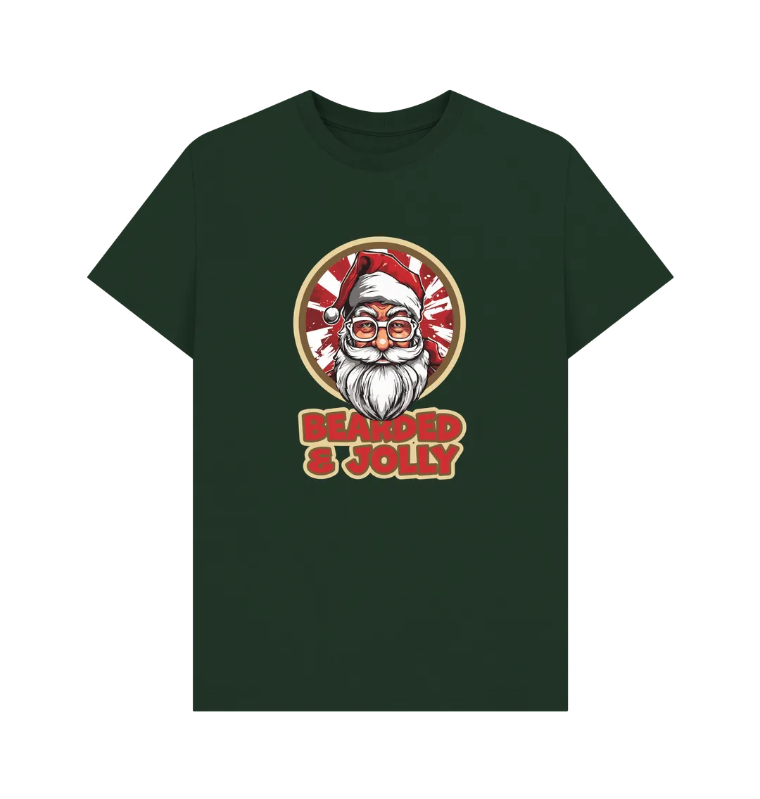 Bearded And Jolly Santa T-shirt