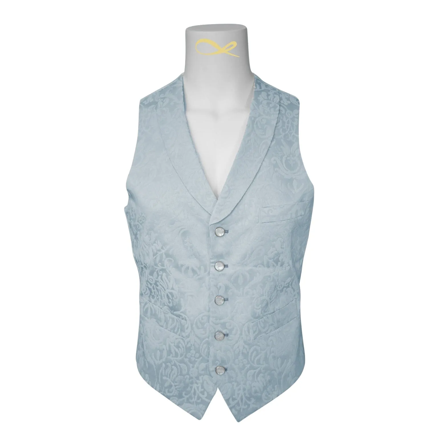 Blu Ghiaccio Naked Ciottoli Waistcoat