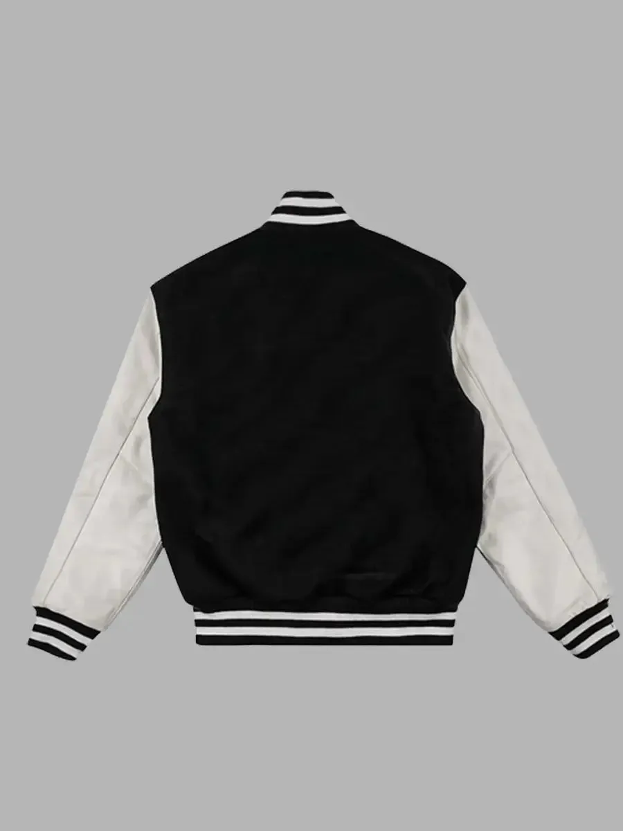 Blvck X Whte Baseball Jacket