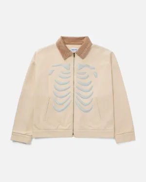 BONES WORK JACKET - CREAM