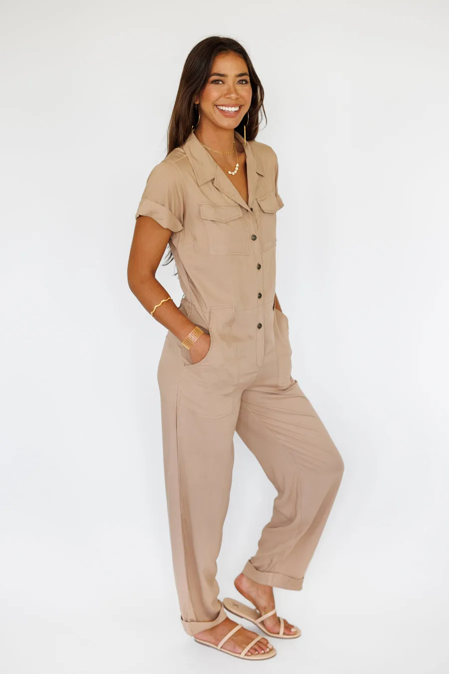 Bonsai Jumpsuit / Latte