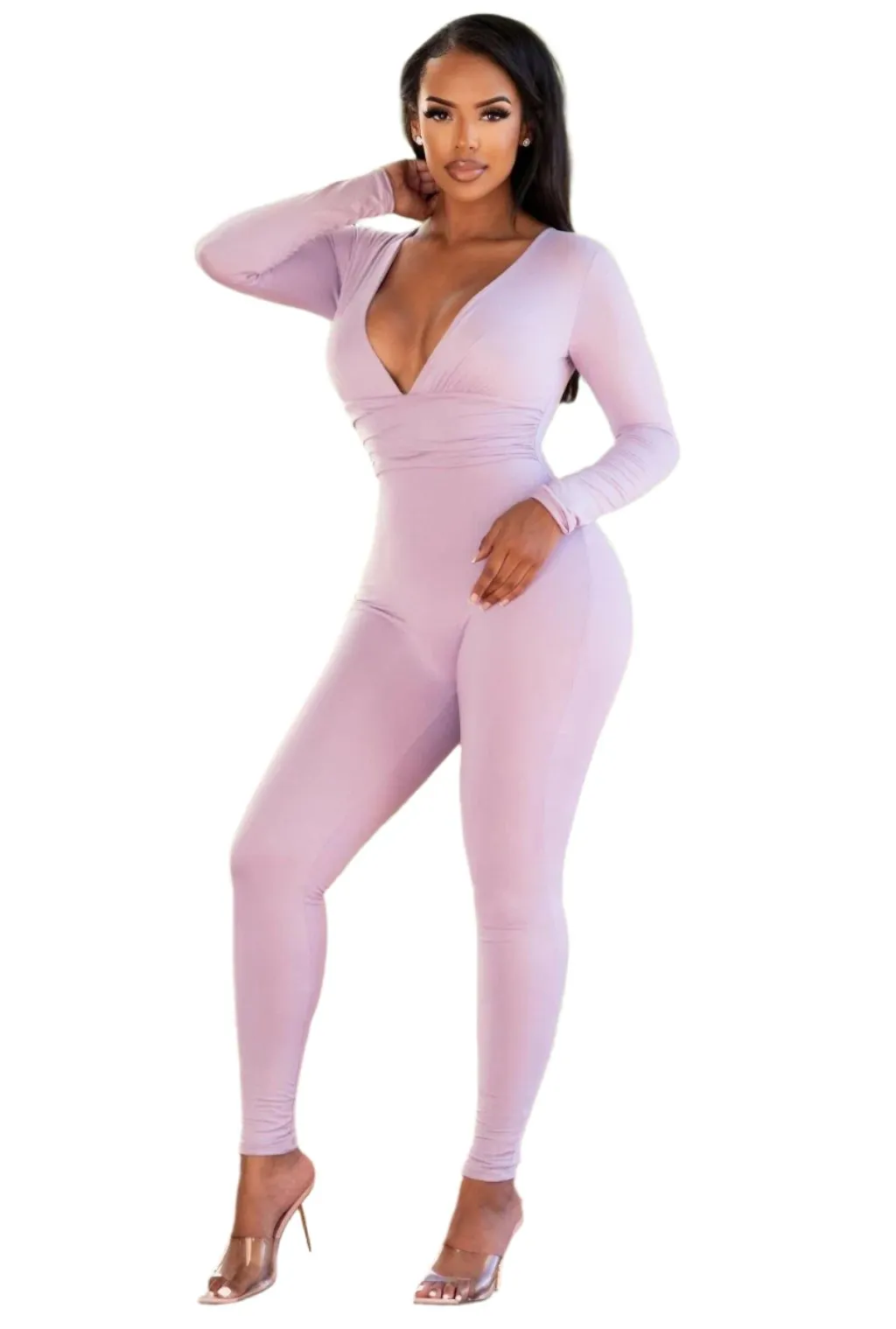 Brushed AirEssentials Mock Jumpsuits