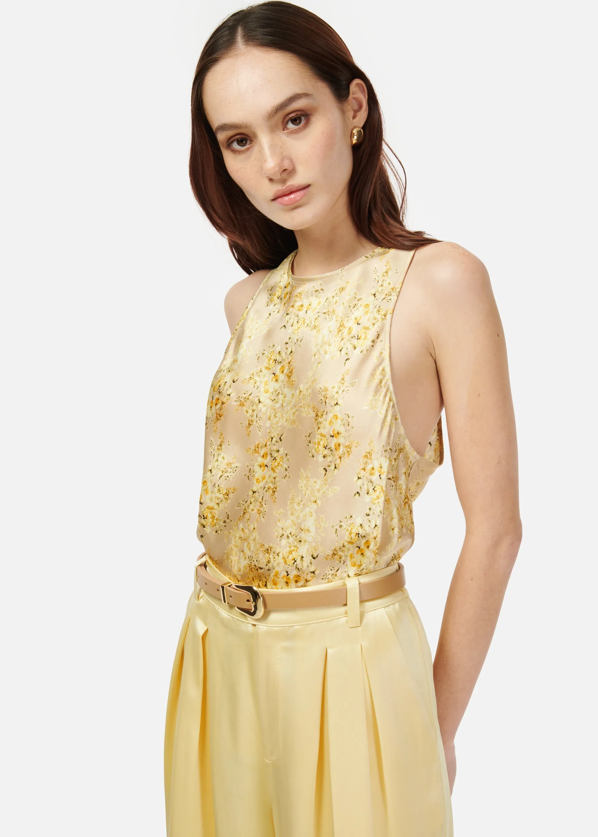 CAMI NYC Floriana Cami - Yellow Primavera