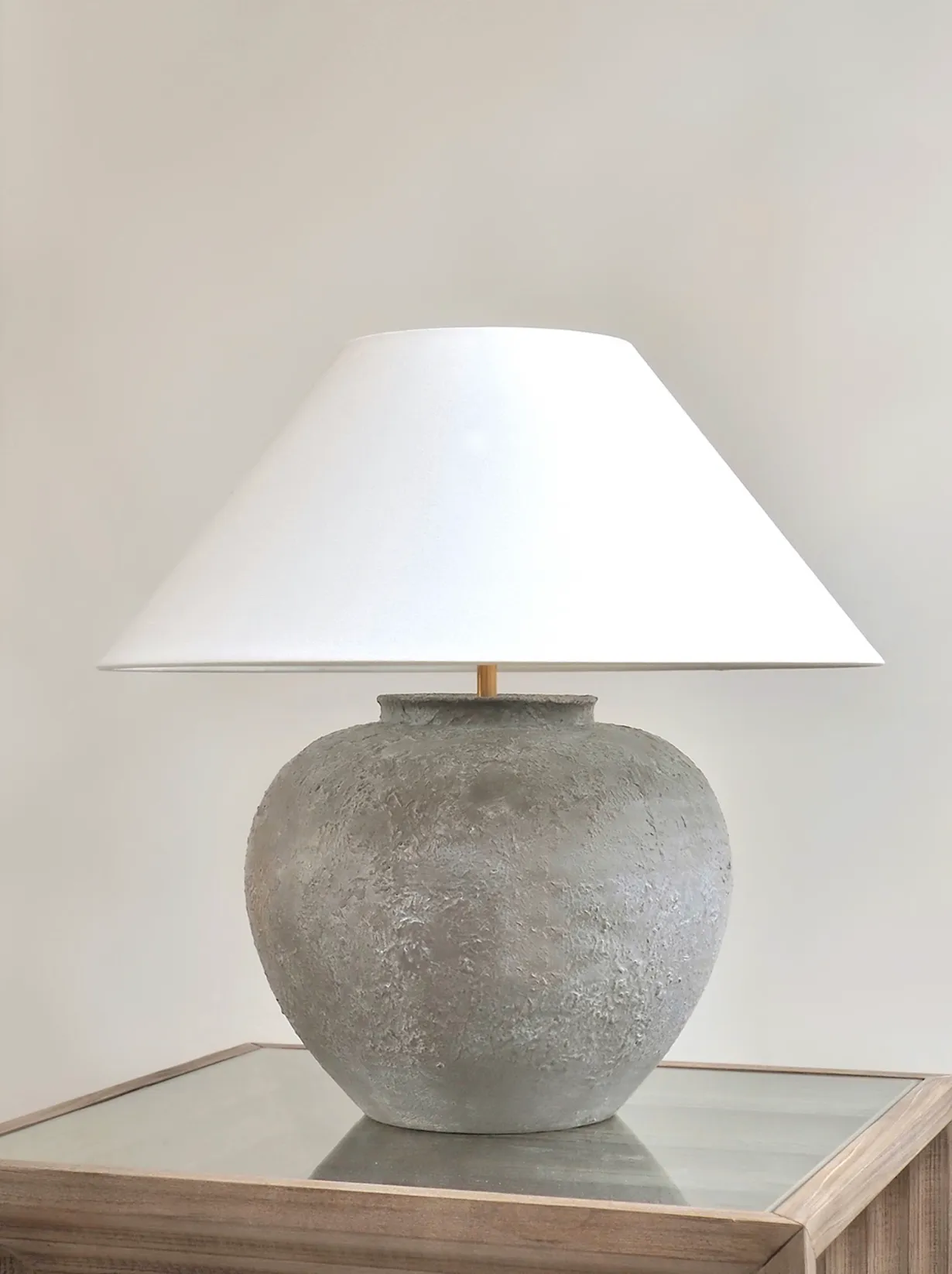 Casey Grey Ceramic Table Lamp