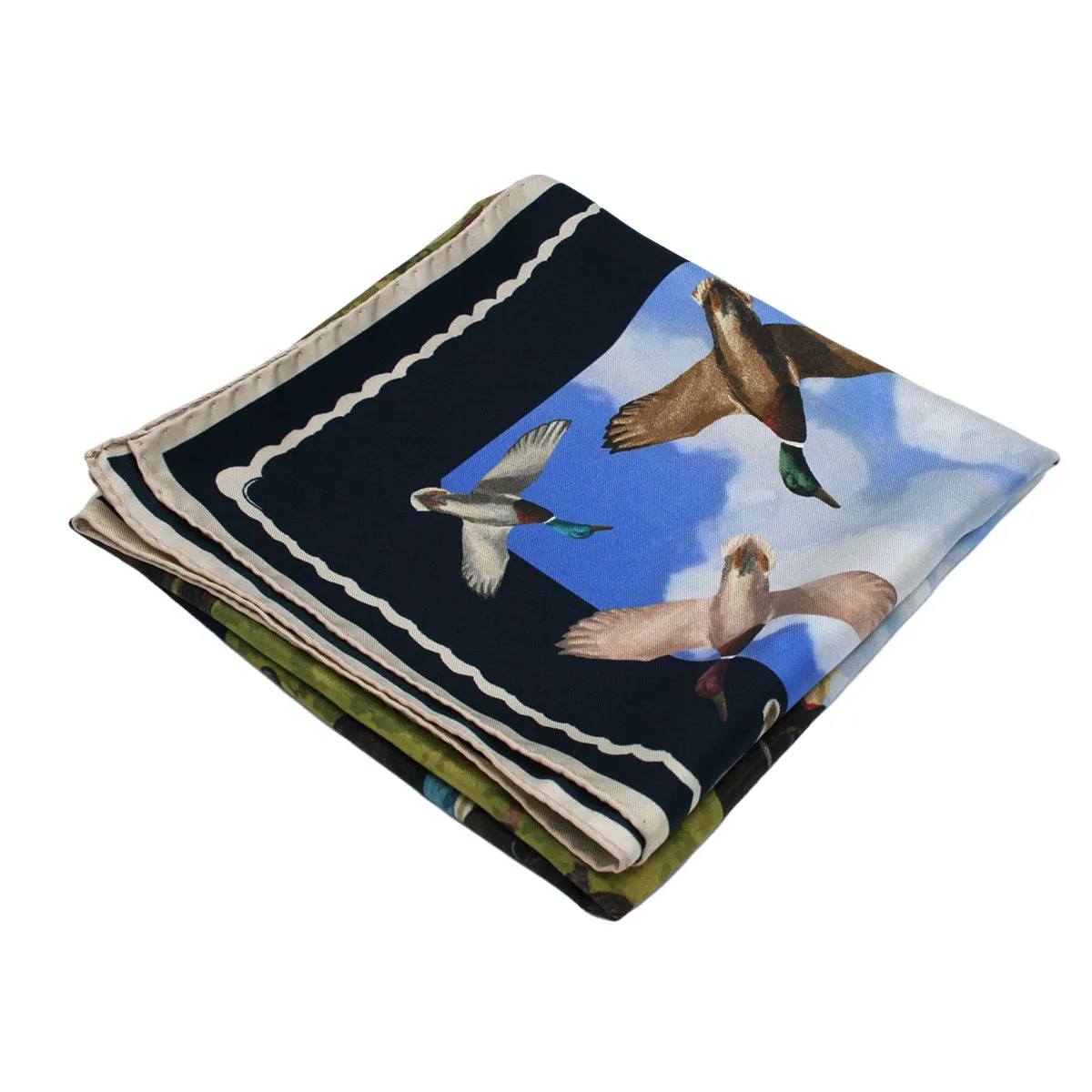 Cavalry silk scarf 90