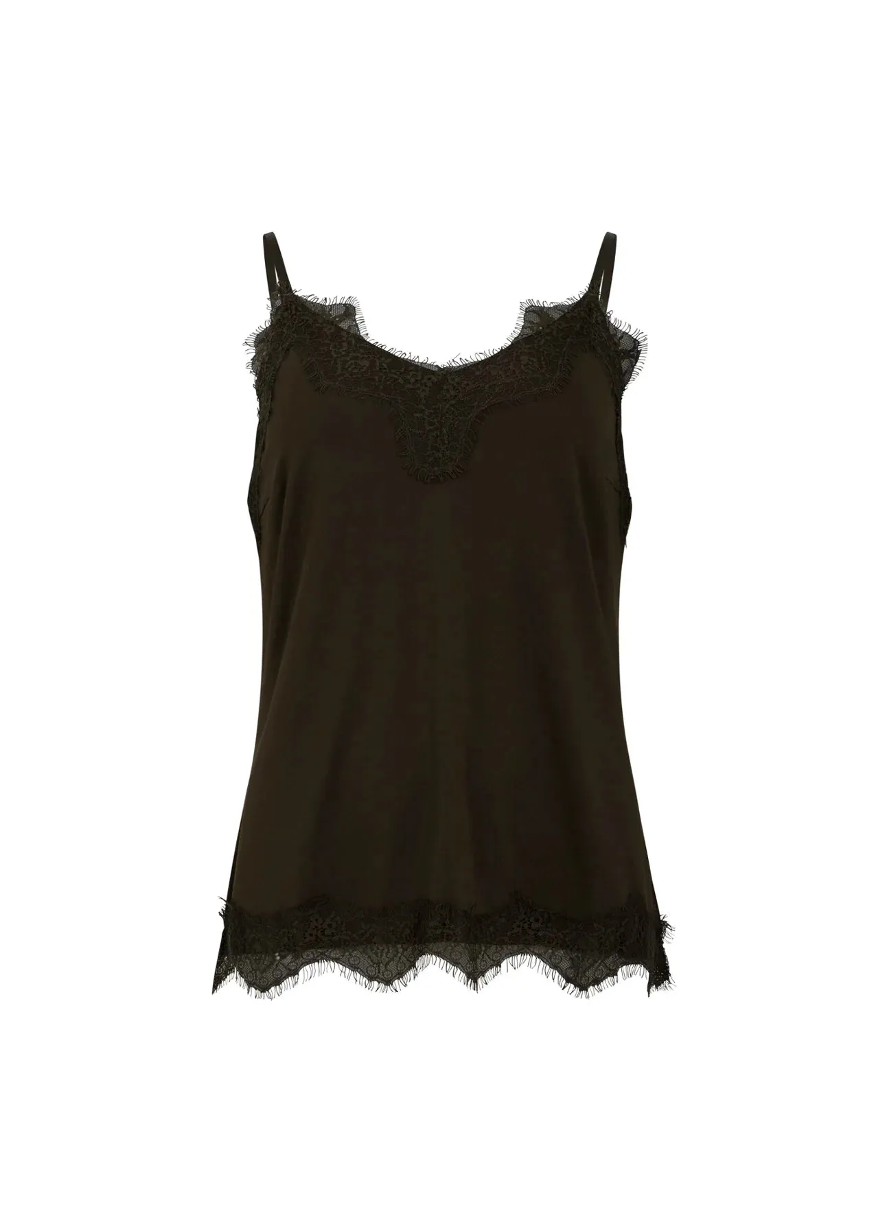 CC Heart - Rosie Lace Camisole Top Black