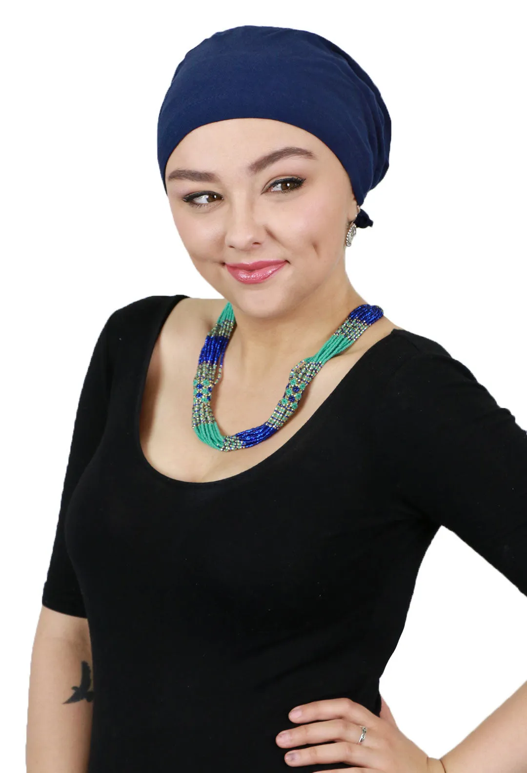 Celeste Cotton Pre Tied Headscarf Chemo Headwear 50  UPF