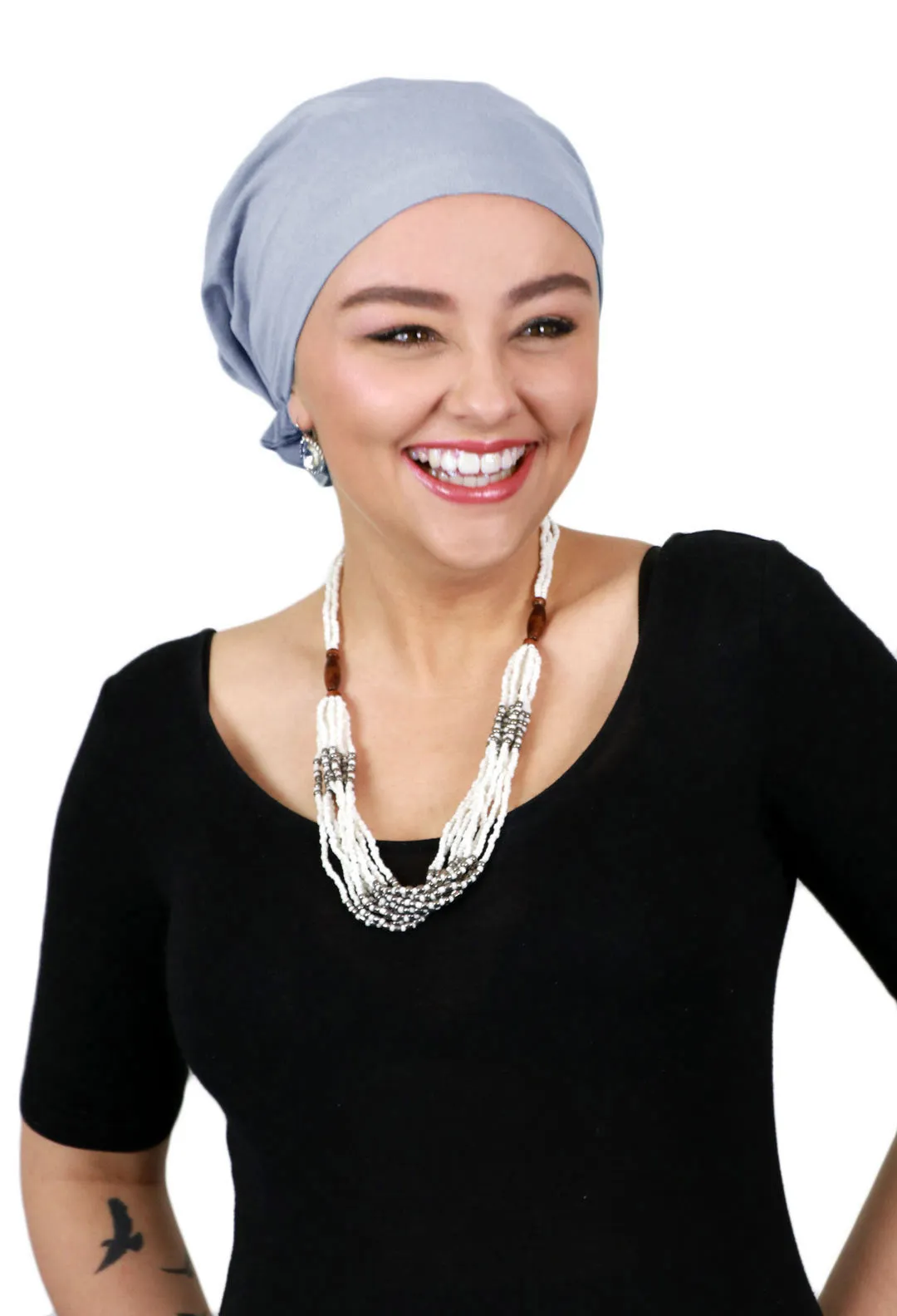 Celeste Cotton Pre Tied Headscarf Chemo Headwear 50  UPF