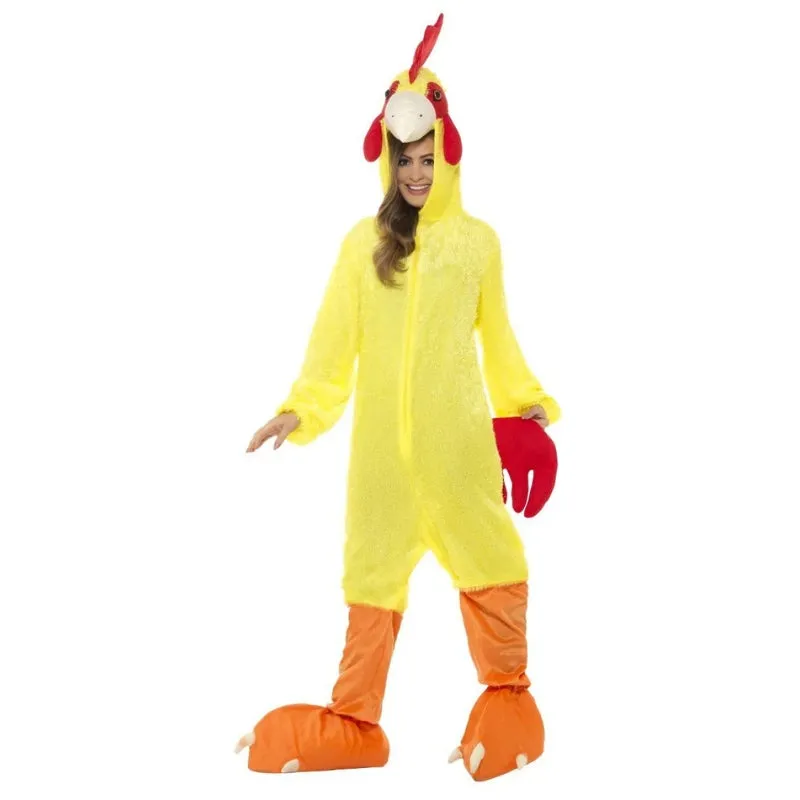 Chicken Adult Costume-Yellow