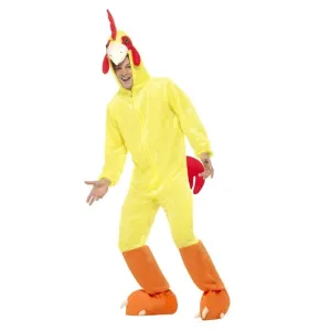 Chicken Adult Costume-Yellow