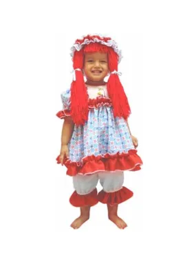 Childs Deluxe Rag Doll Costume