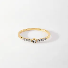 Cluster Diamond Ring - Yellow Gold