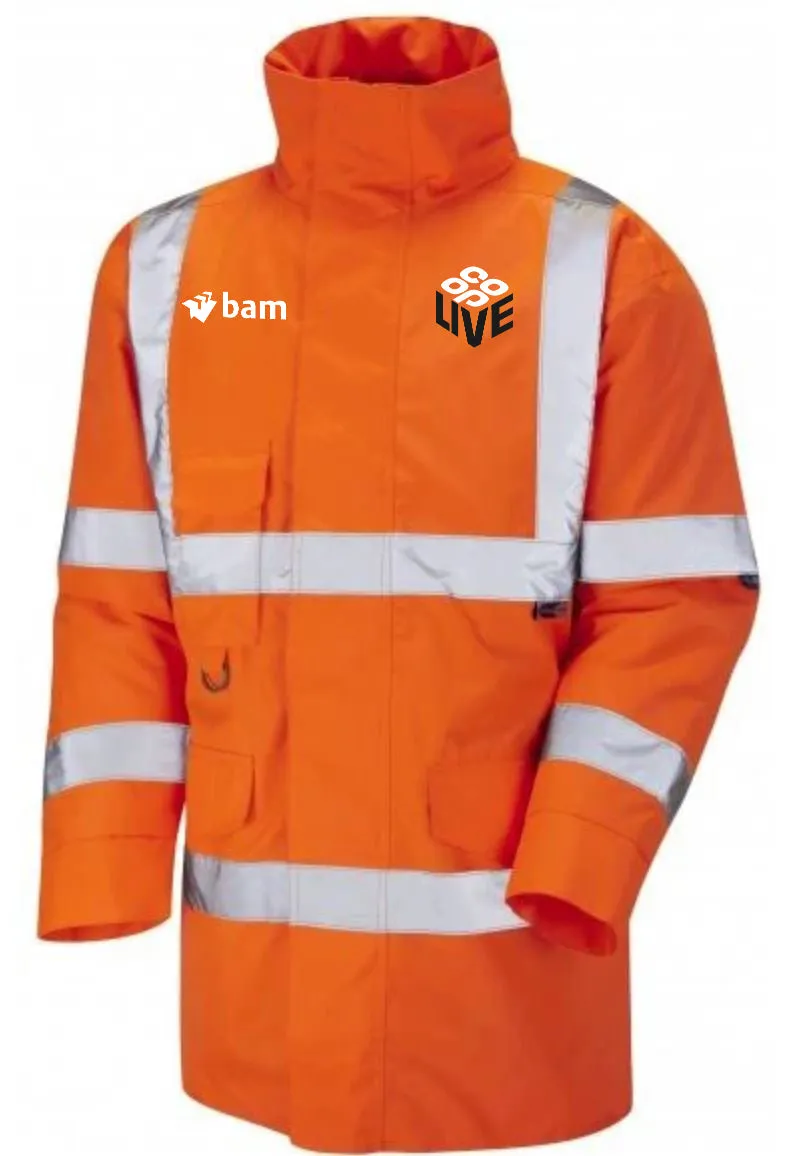 Co-op Live Padded Hi Vis Site Jacket - Traffic Marshal