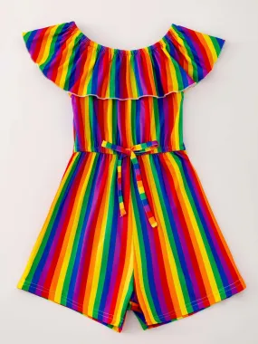 Colorful Striped Jumpsuit