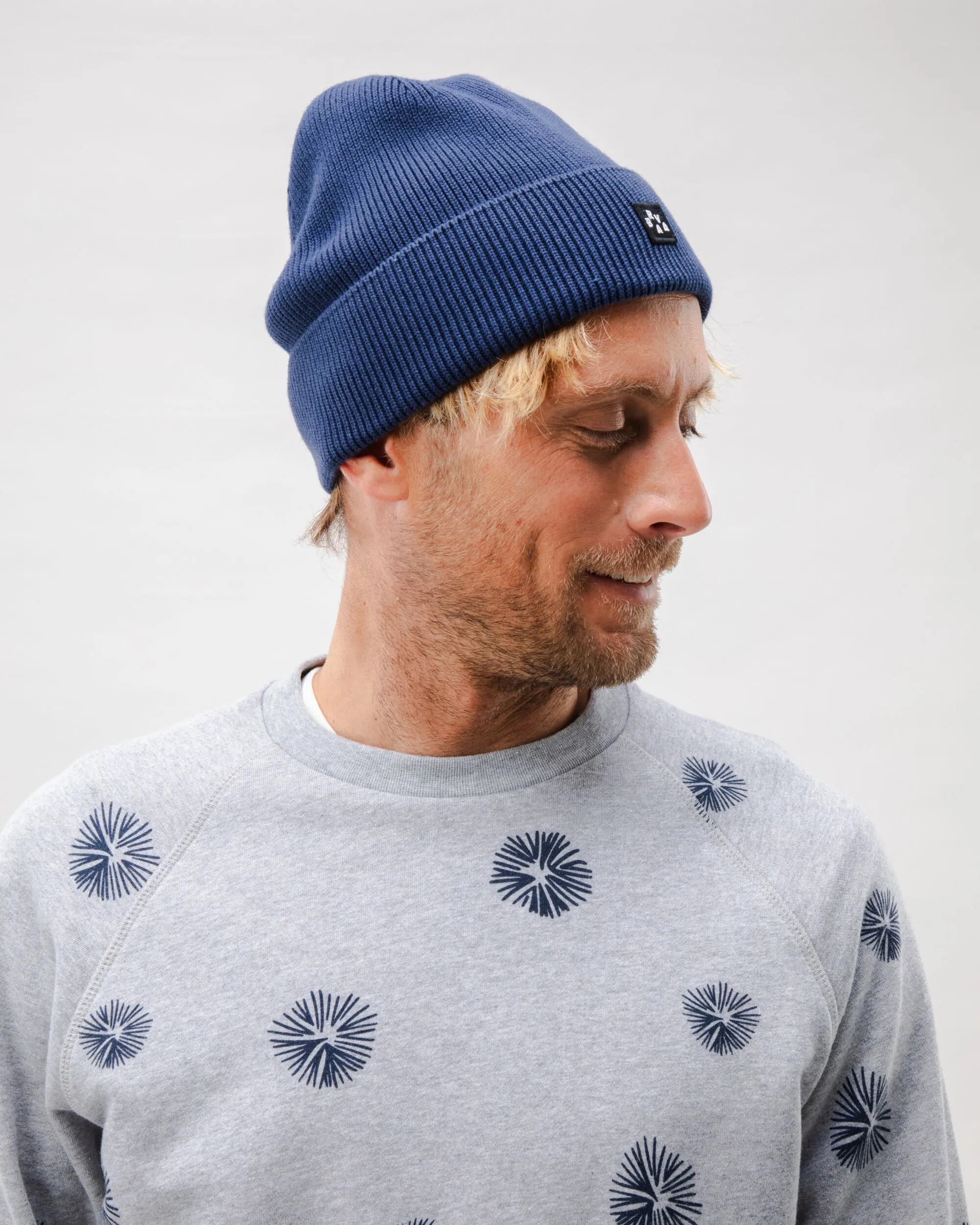 Cotton Beanie Navy