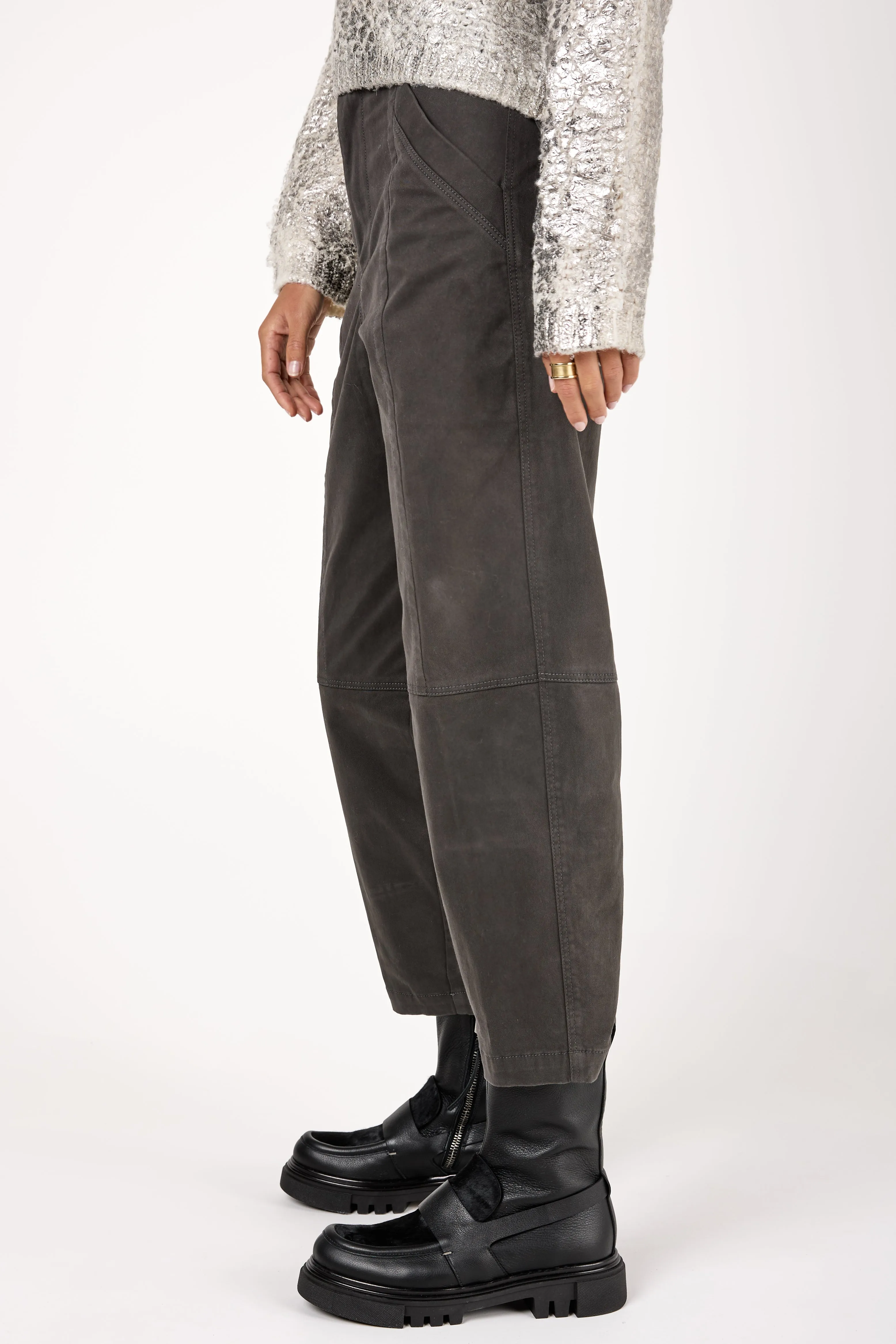 Cotton Woven Pant in Moro