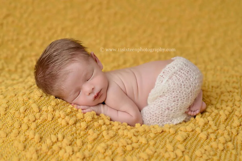 Cream Mohair Newborn Pants and Hat Set