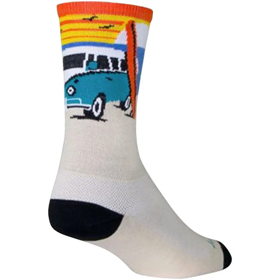 Crew Daze Bike Socks - White