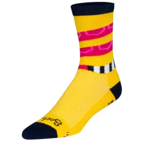 Crew Rattle Bike Socks - Yellow