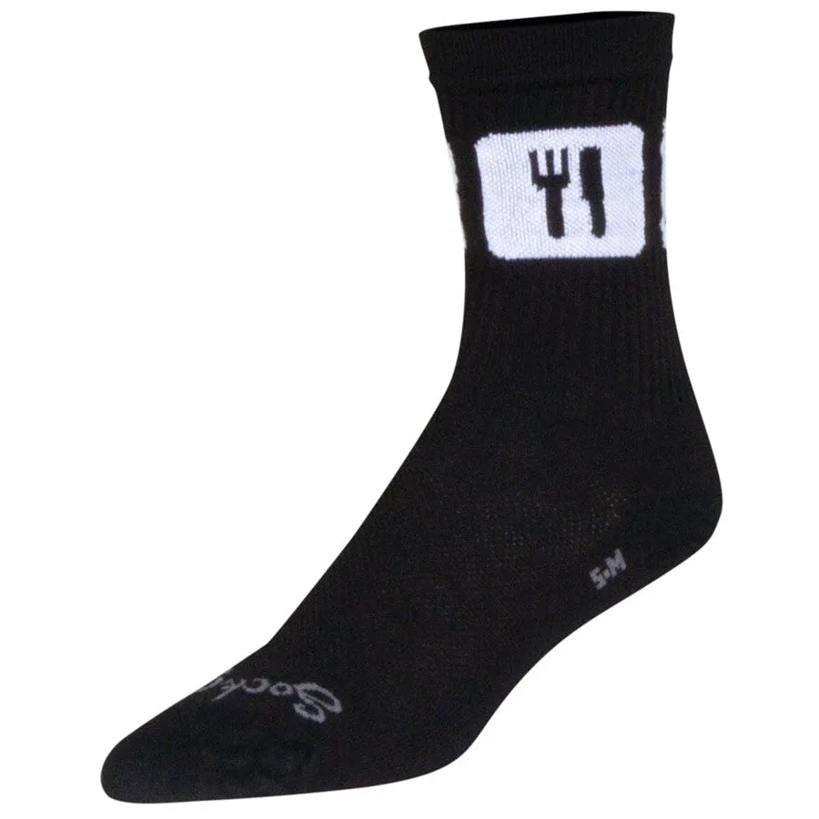 Crew Repeats Bike Socks - Black