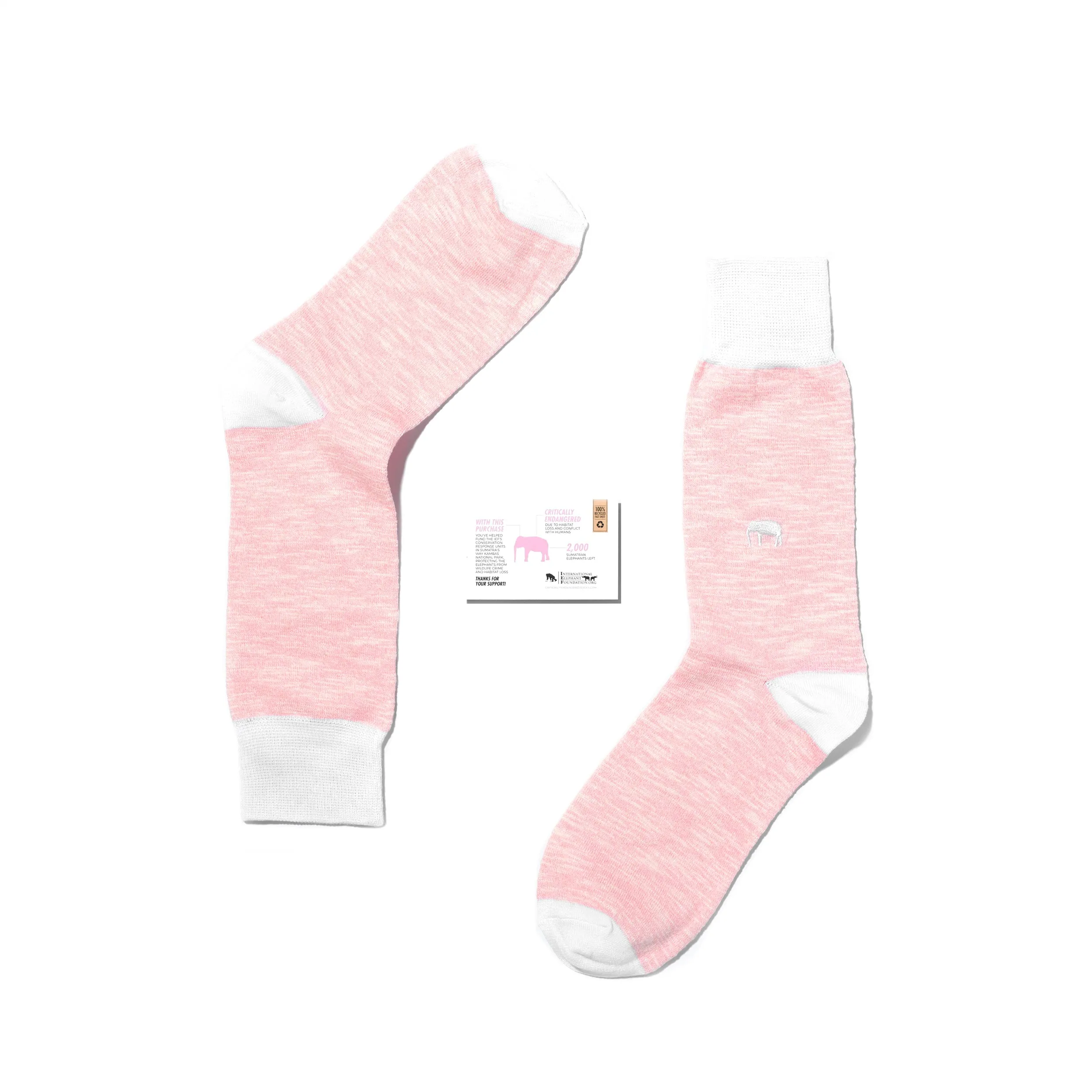 Critically Endangered Adult Speckled Socks - Elephant