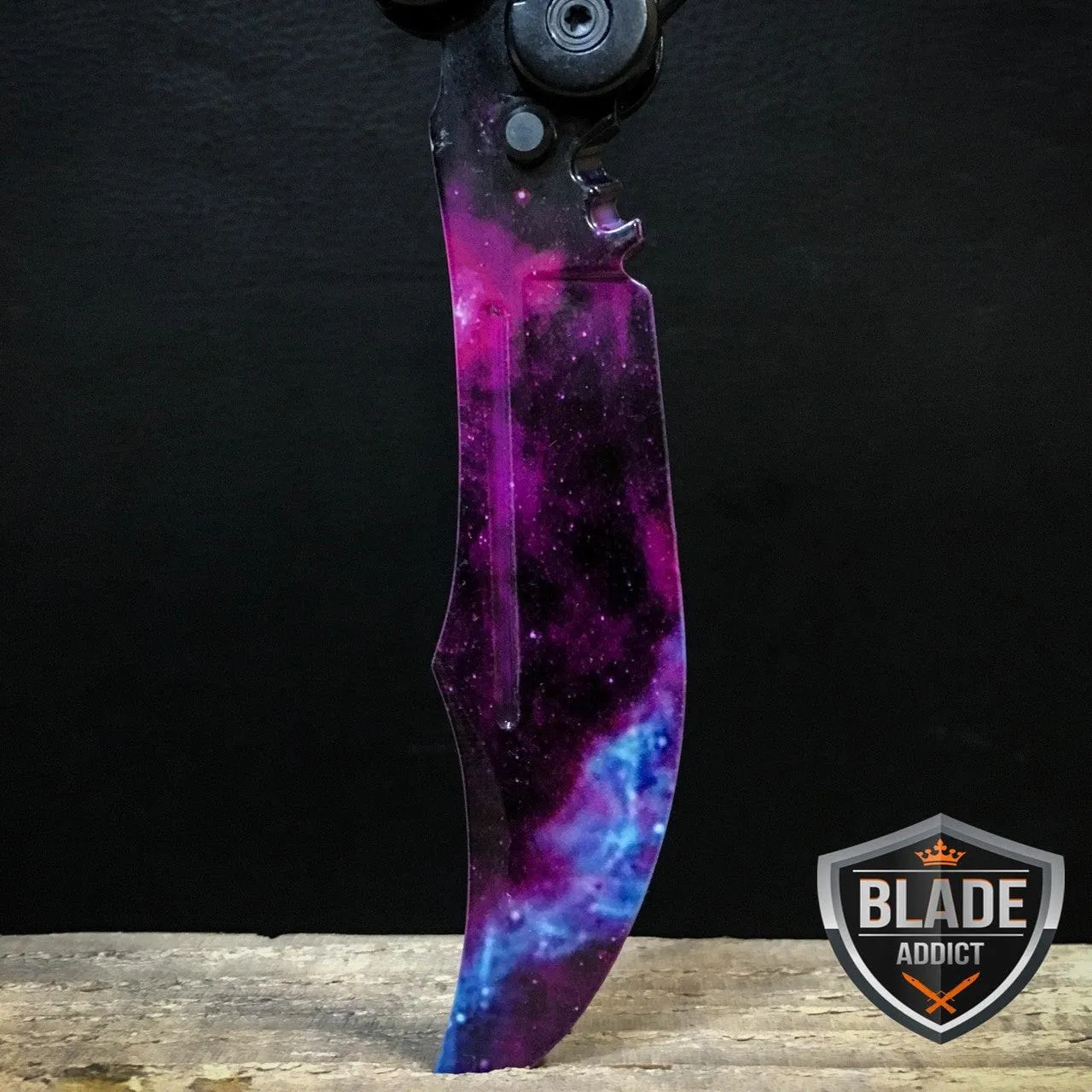 CSGO Butterfly Trainer Balisong - Black Galaxy