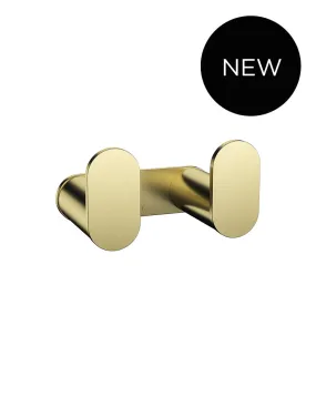 Curvaé Double Robe Hook - PVD Tiger Bronze