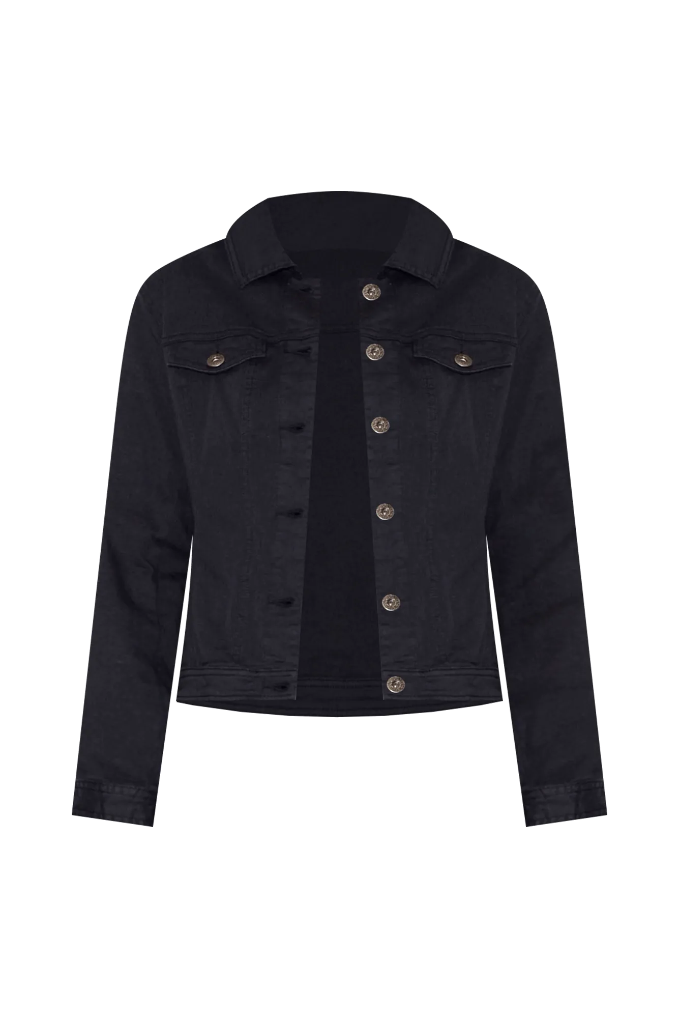 Danielle Navy Stretch Jean Jacket