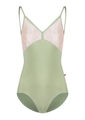 Daria Camisole Leotard (Gingko/Misty Rose)