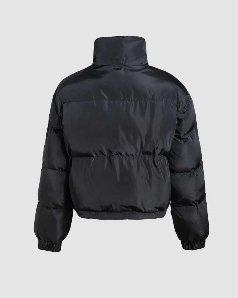 Downtown Mist Puffer Zip Jacket