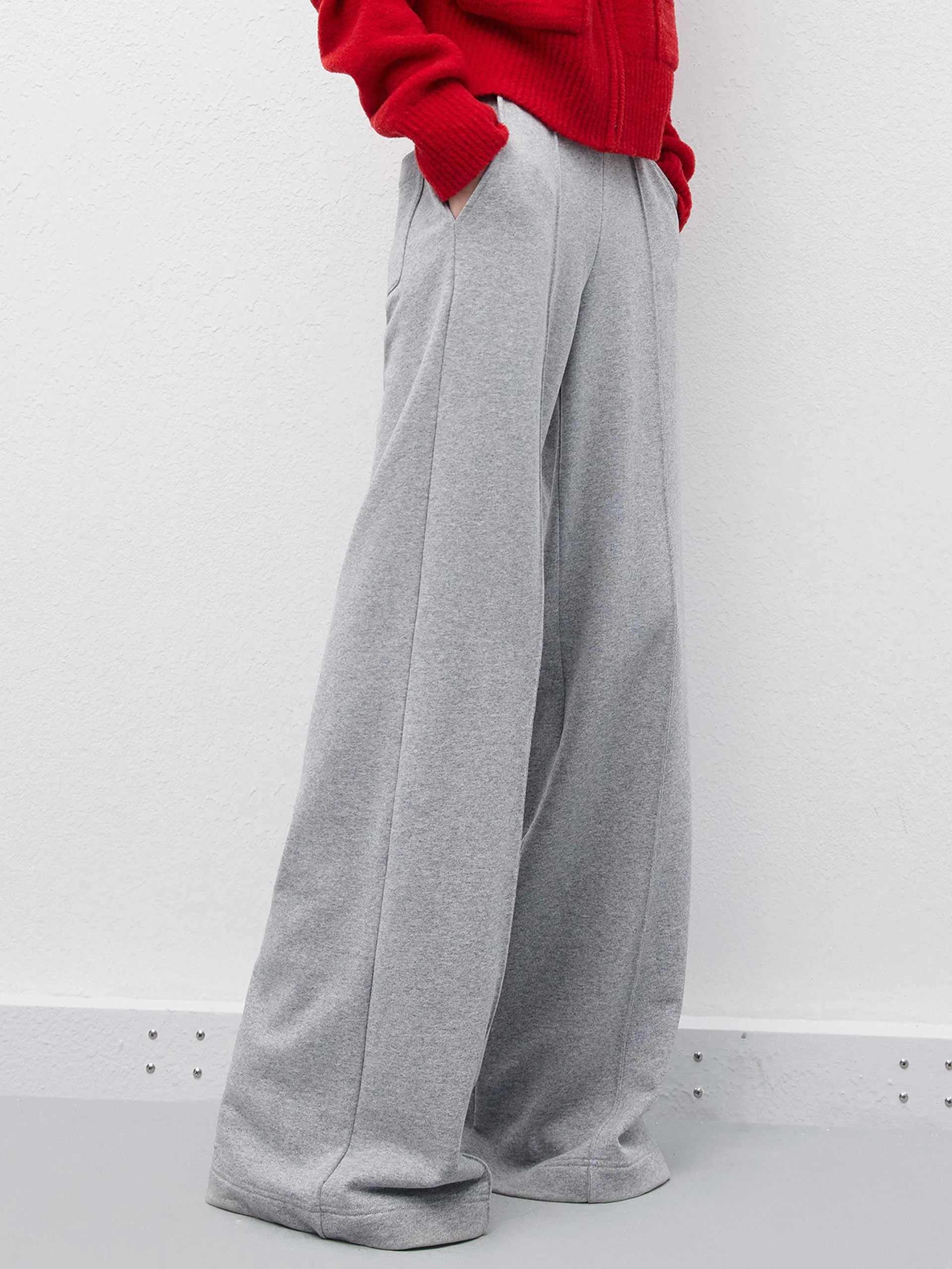 Drawstring Casual Trousers in Cotton